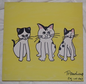 Painting #9 Catfamily #3: