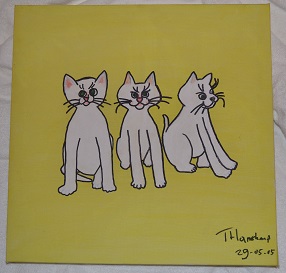 Painting #8 Catfamily #2: